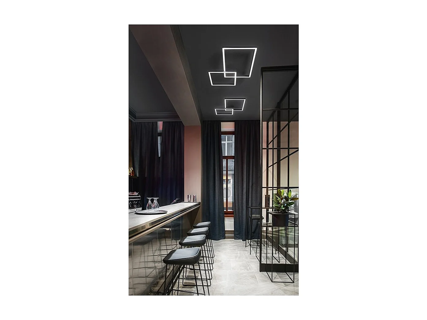 Plafonnier LED Cross 6595 N CT Perenz