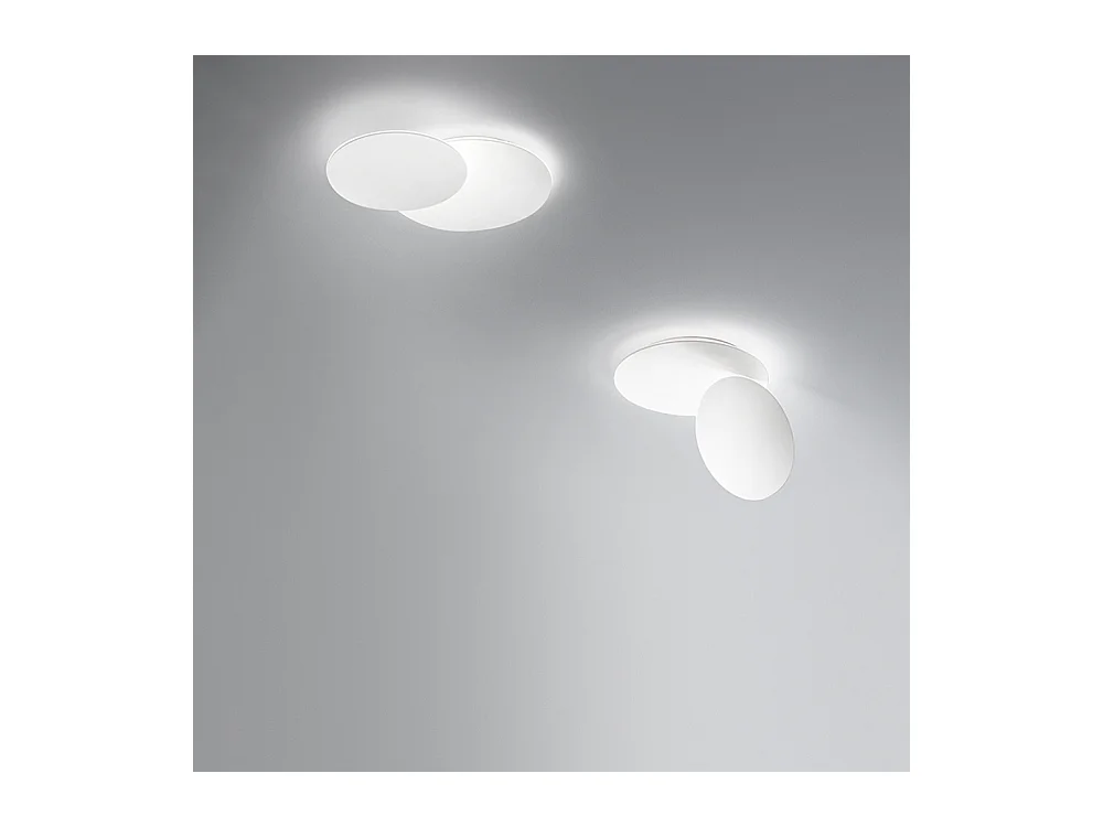 DRUM LED plafondlamp in mat wit metaal 33W Perenz