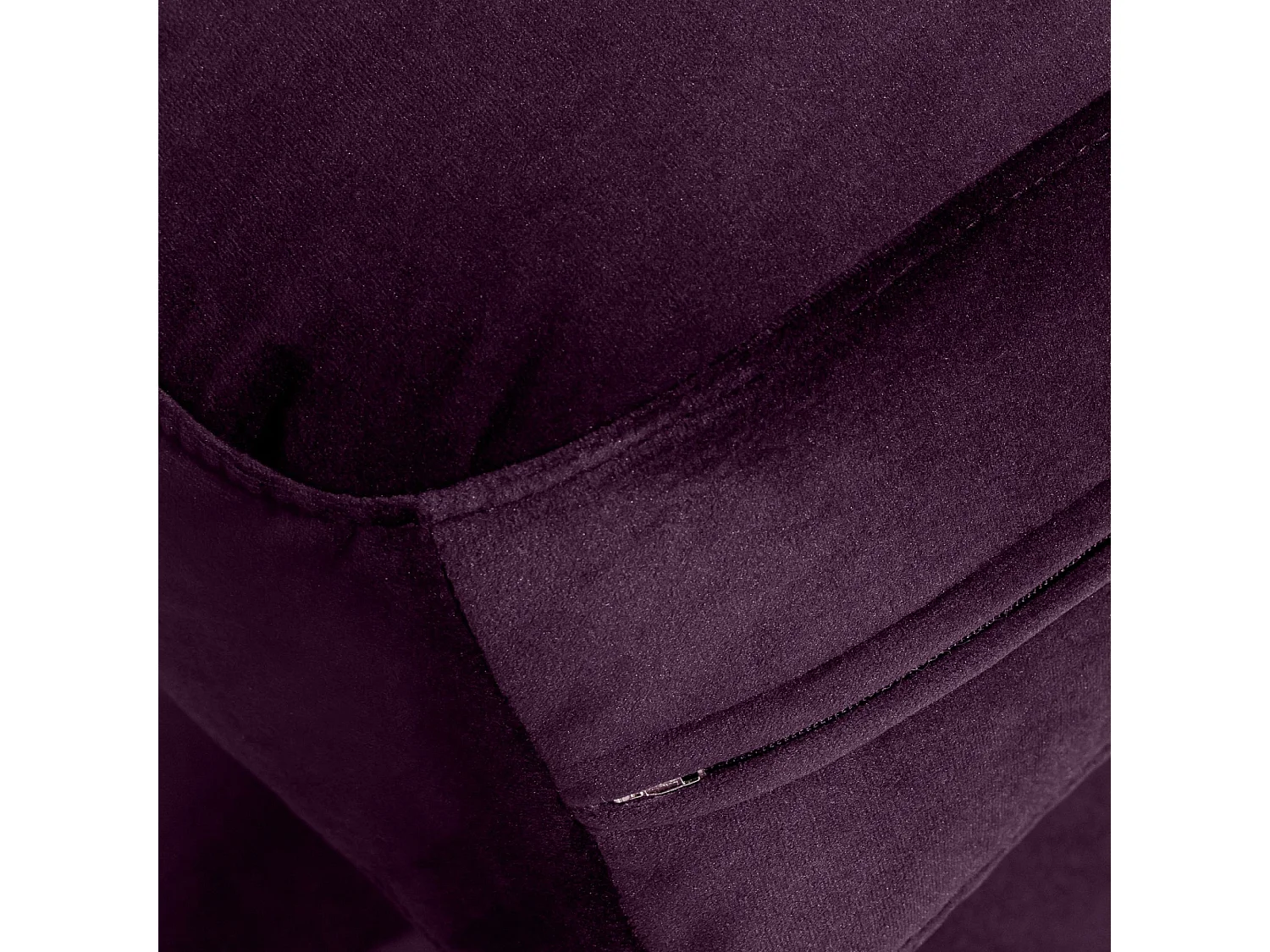 Ecksofa rechts - modern - ZUCCO - 4-Sitzer - Veloursstoff - Violett