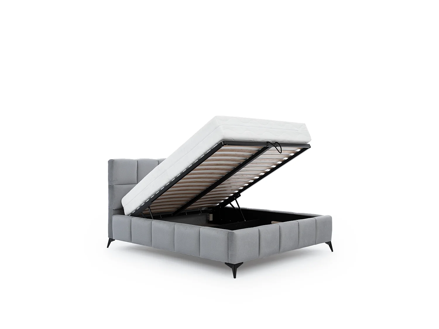 Lit Venus S (140x200)/Tissu/inclut Matelas/Vert