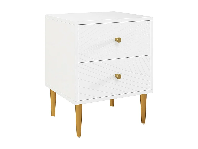 Table de chevet ATHENA blanche