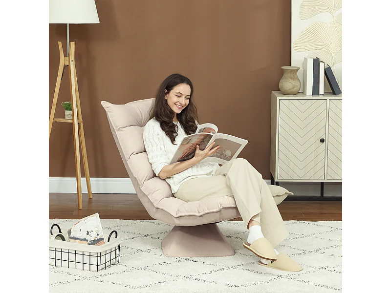 Fauteuil relax inclinable SUZON beige