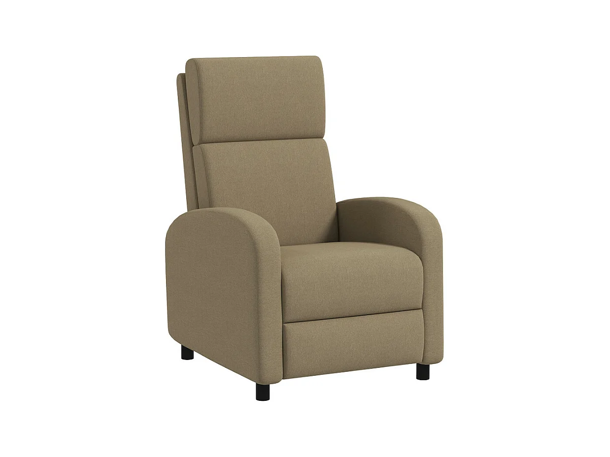 Fauteuil relax inclinable max. 160° repose-pieds intégré tissu