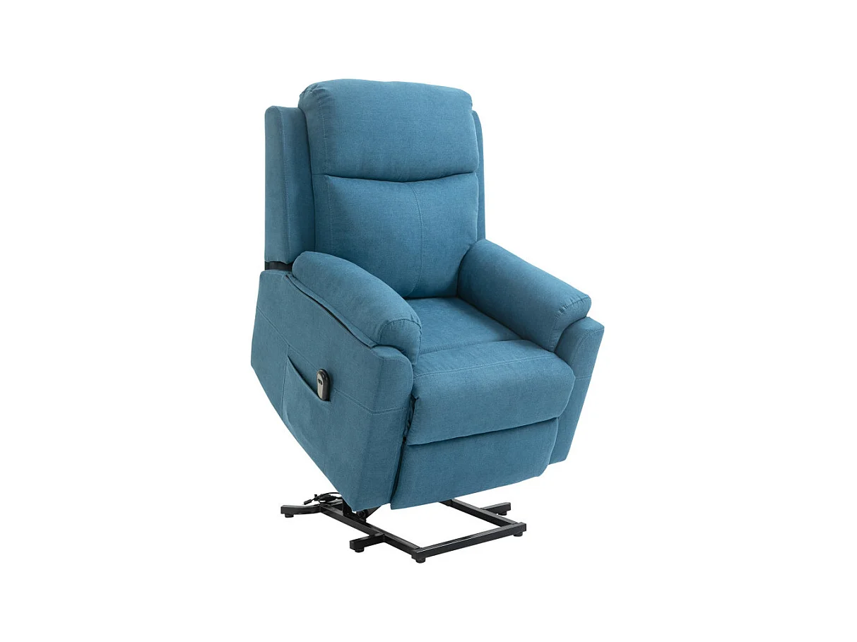 Fauteuil releveur LUIGI bleu