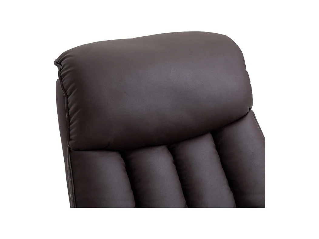 Fauteuil releveur de relaxation revêtement PU tissu