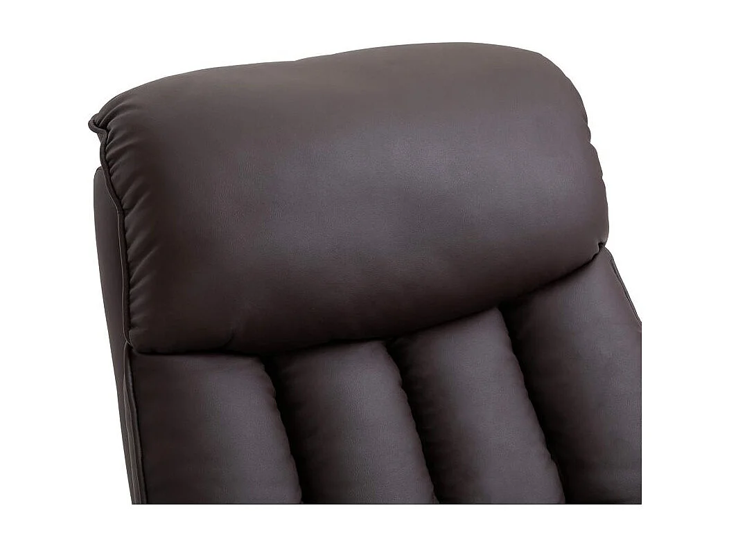 Fauteuil releveur de relaxation revêtement PU tissu