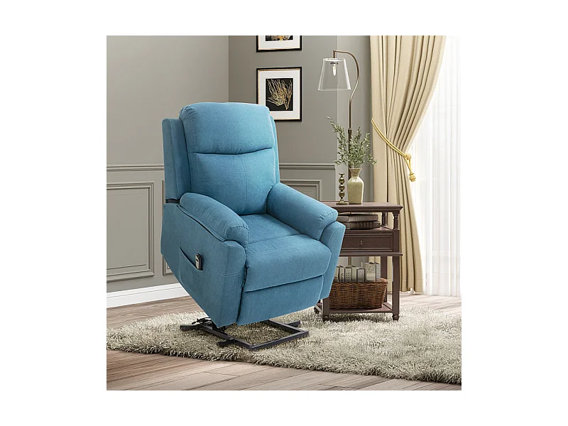 Fauteuil releveur relaxation ARTHURO bleu