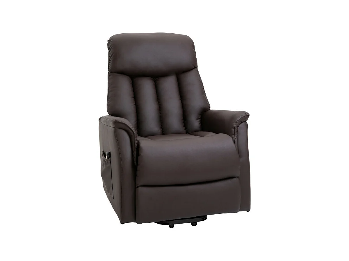 Fauteuil releveur de relaxation revêtement PU tissu