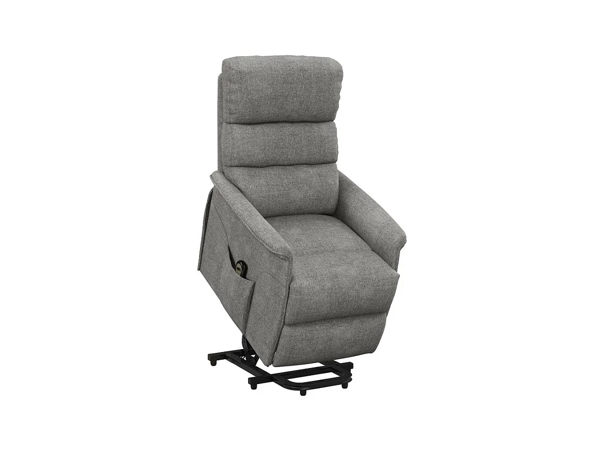 Fauteuil releveur de relaxation réglable électrique tissu