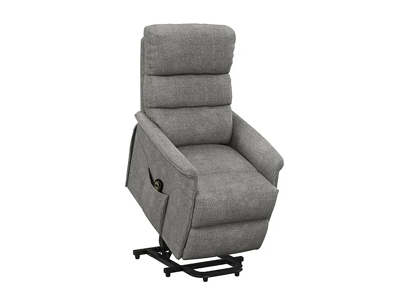 Fauteuil releveur de relaxation réglable électrique tissu