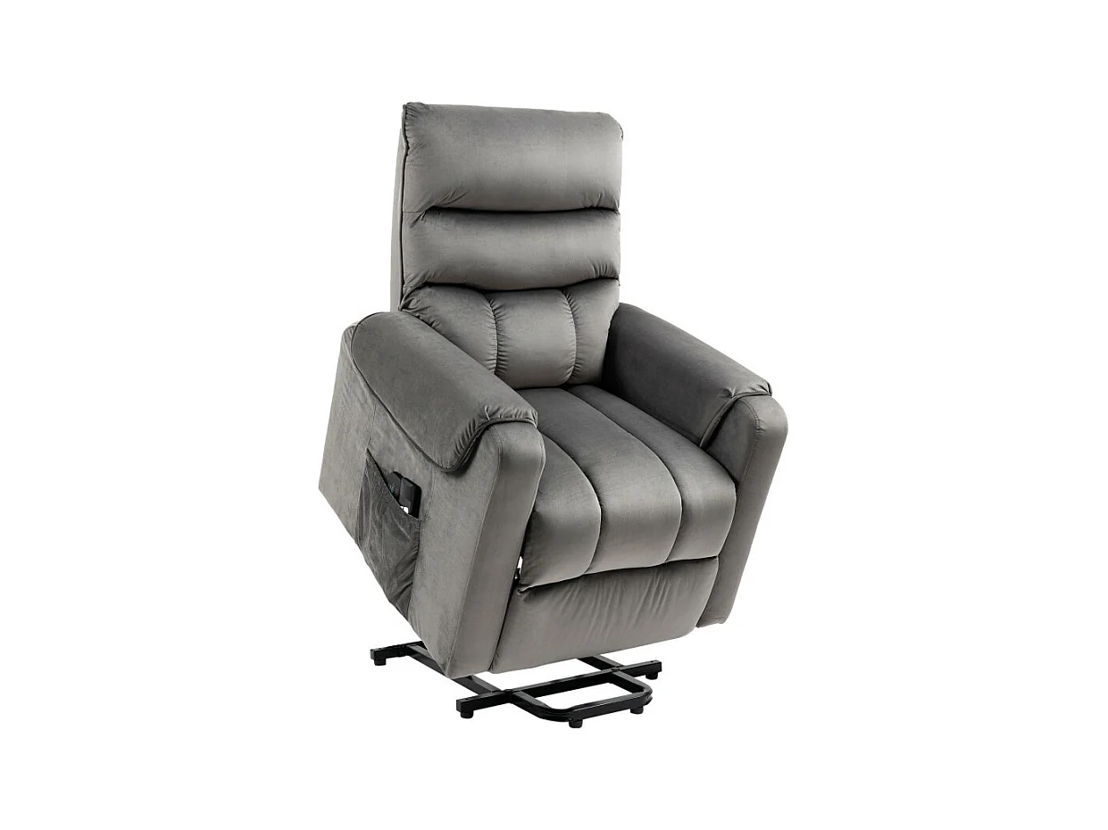 Fauteuil releveur massant chauffant MARLAN anthracite
