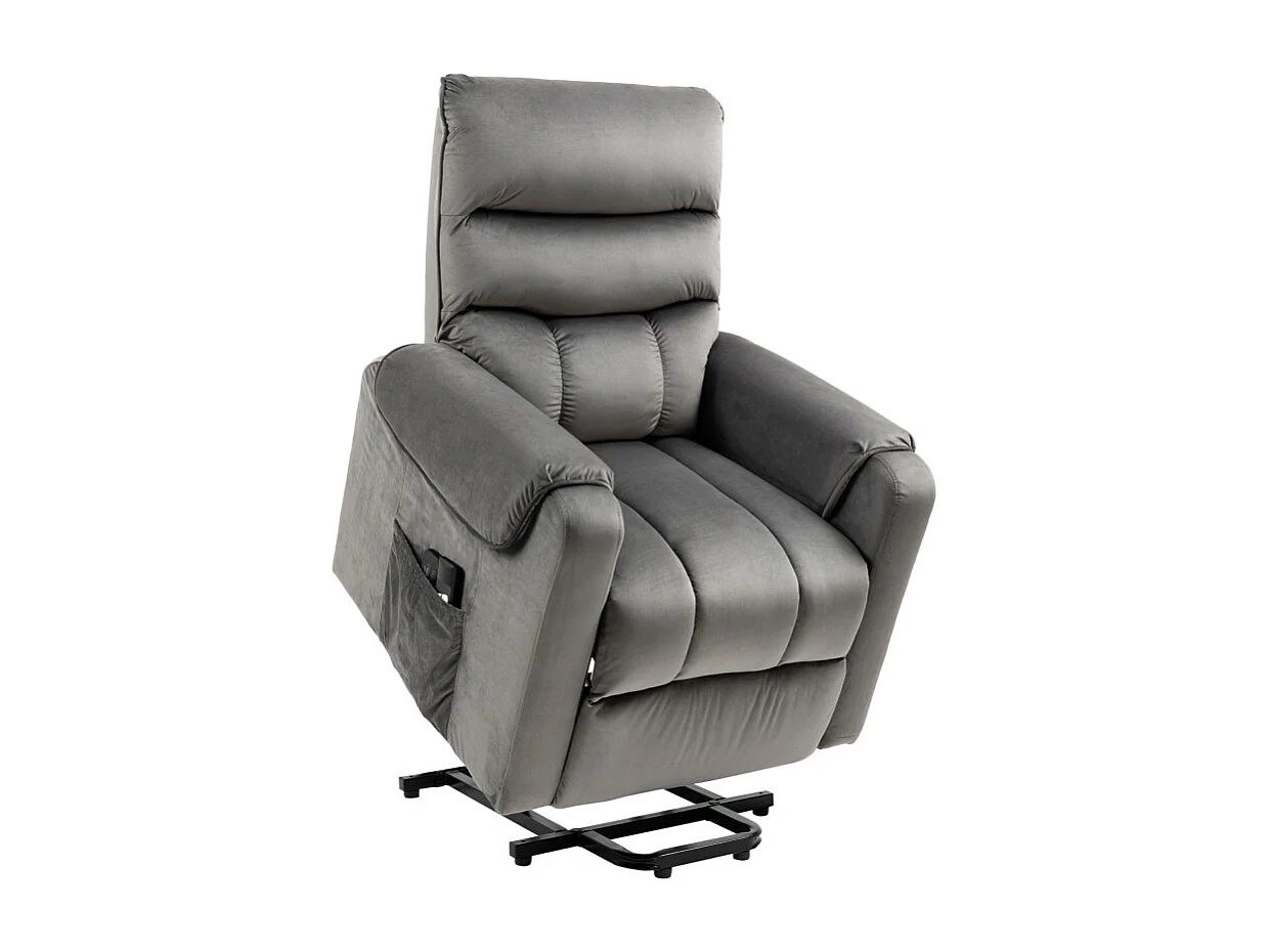 Fauteuil releveur massant chauffant MARLAN anthracite