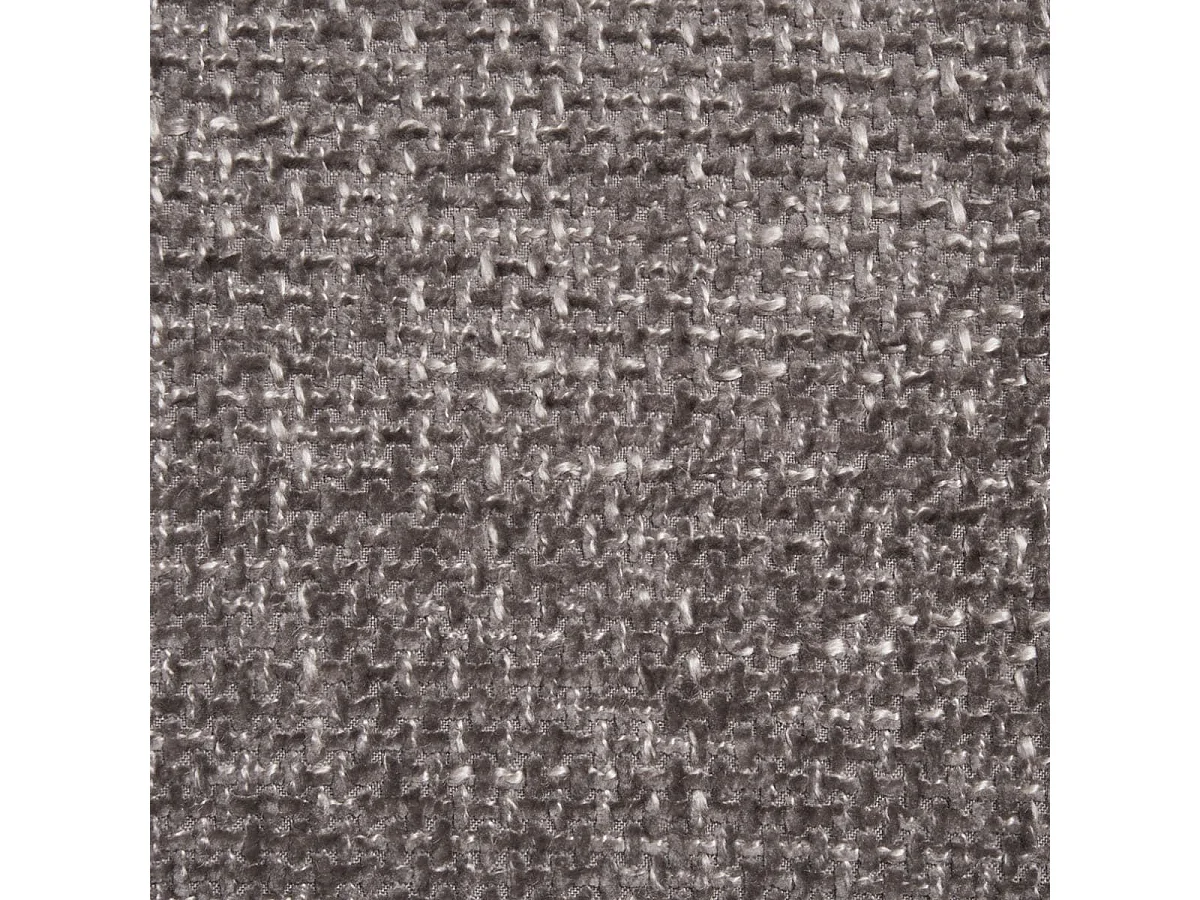 RAKEL - Fauteuil Crapaud Design Tissu Bouclette Marron