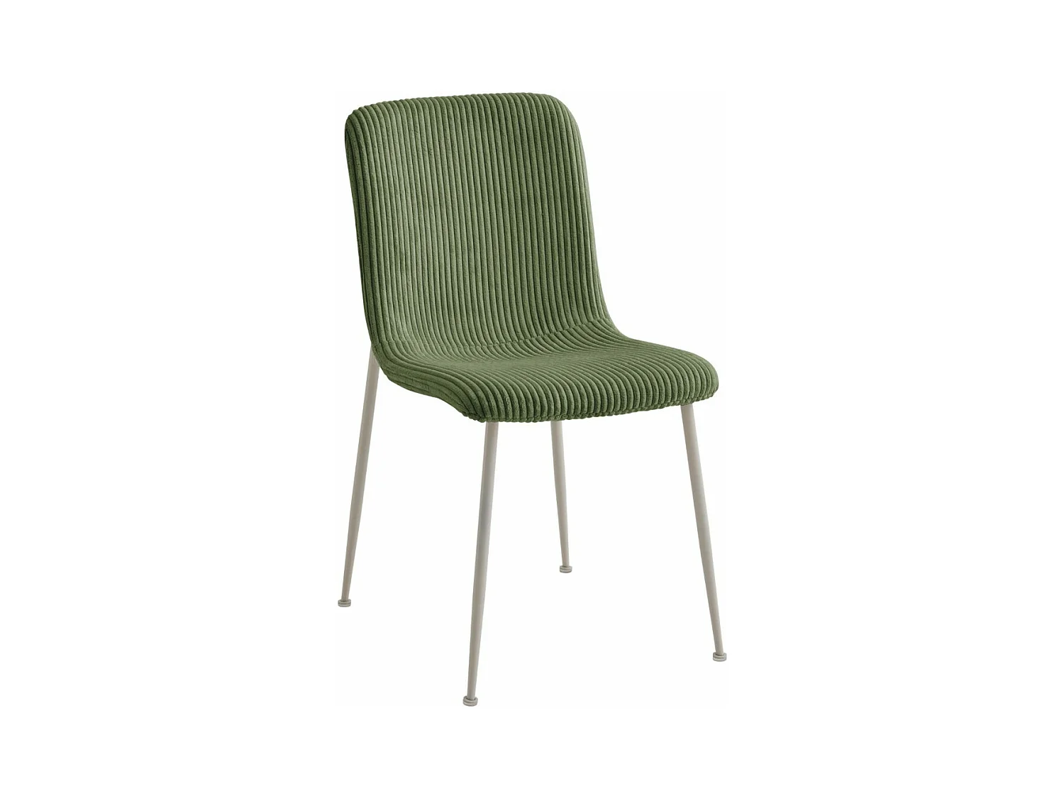 Chaises de salle à manger en velours côtelé (lot de 4) - SARINA