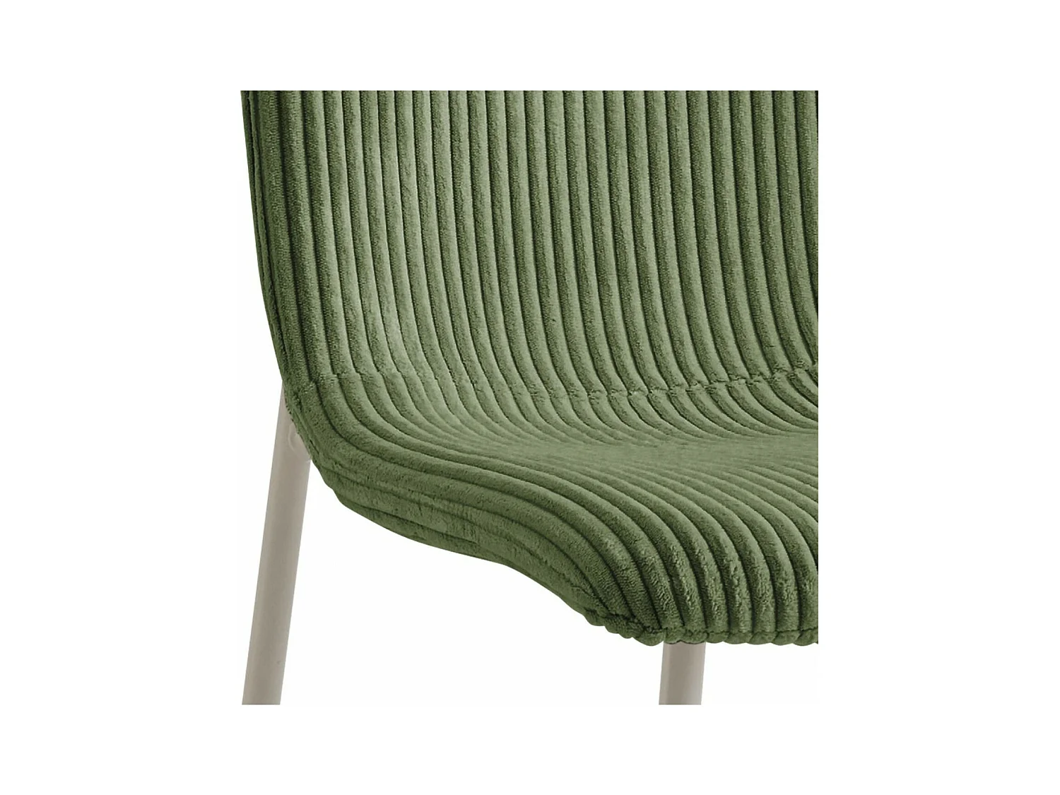 Chaises de salle à manger en velours côtelé (lot de 4) - SARINA