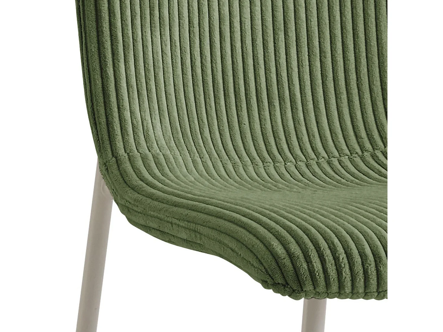 Chaises de salle à manger en velours côtelé (lot de 4) - SARINA