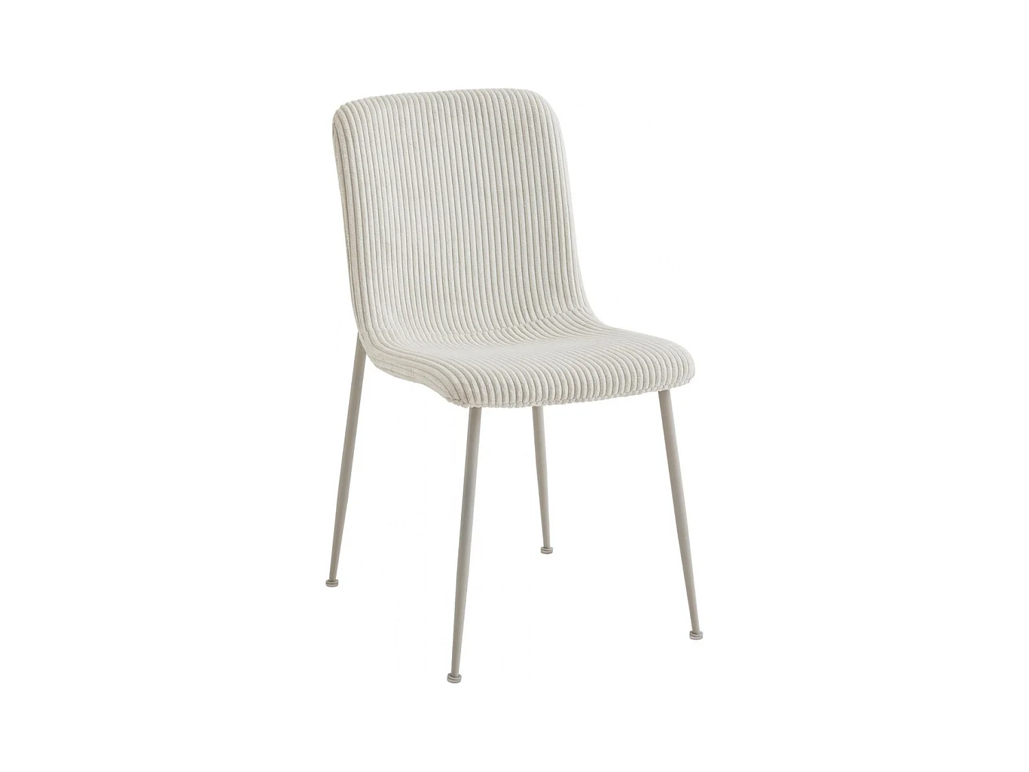 Chaises de salle à manger en velours côtelé (lot de 4) - SARINA