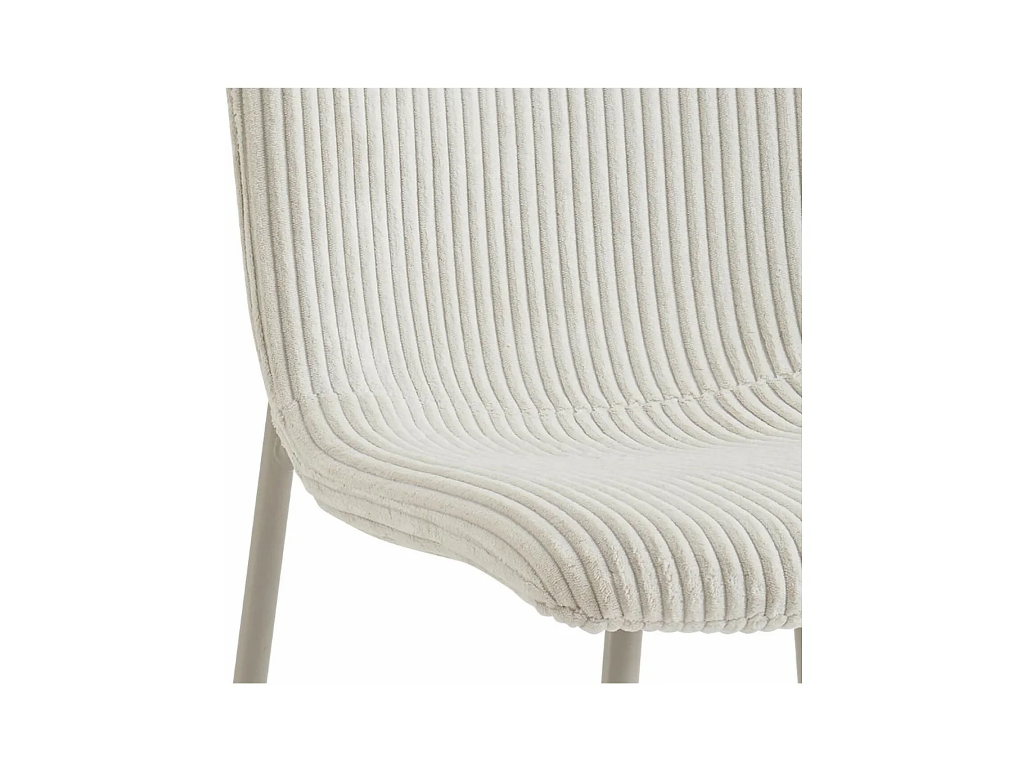 Chaises de salle à manger en velours côtelé (lot de 4) - SARINA