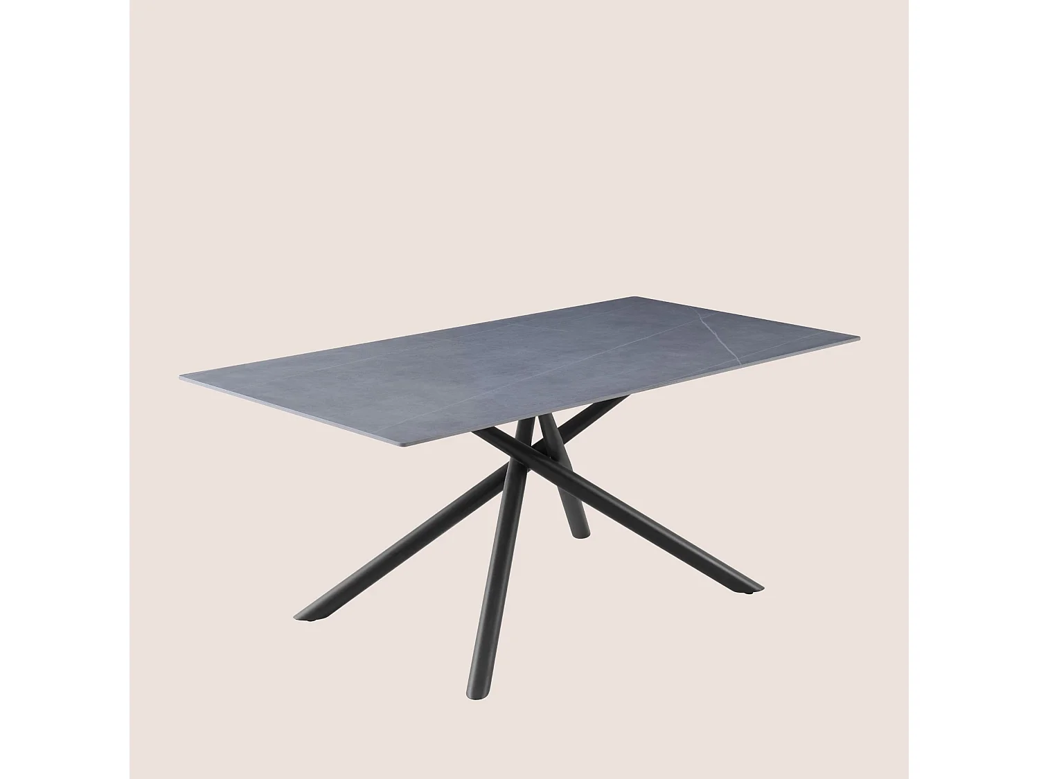 Table de salle à manger en céramique L180 8 places - INES