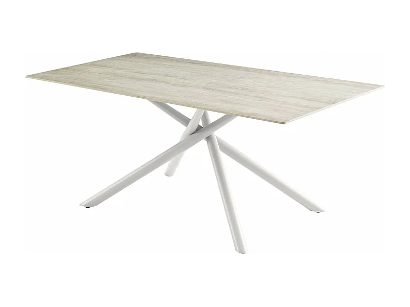 Table de salle à manger en céramique L180 8 places - INES