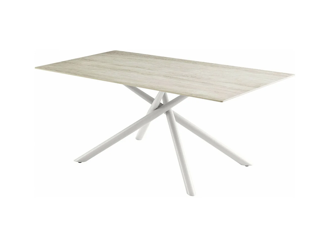 Table de salle à manger en céramique L180 8 places - INES