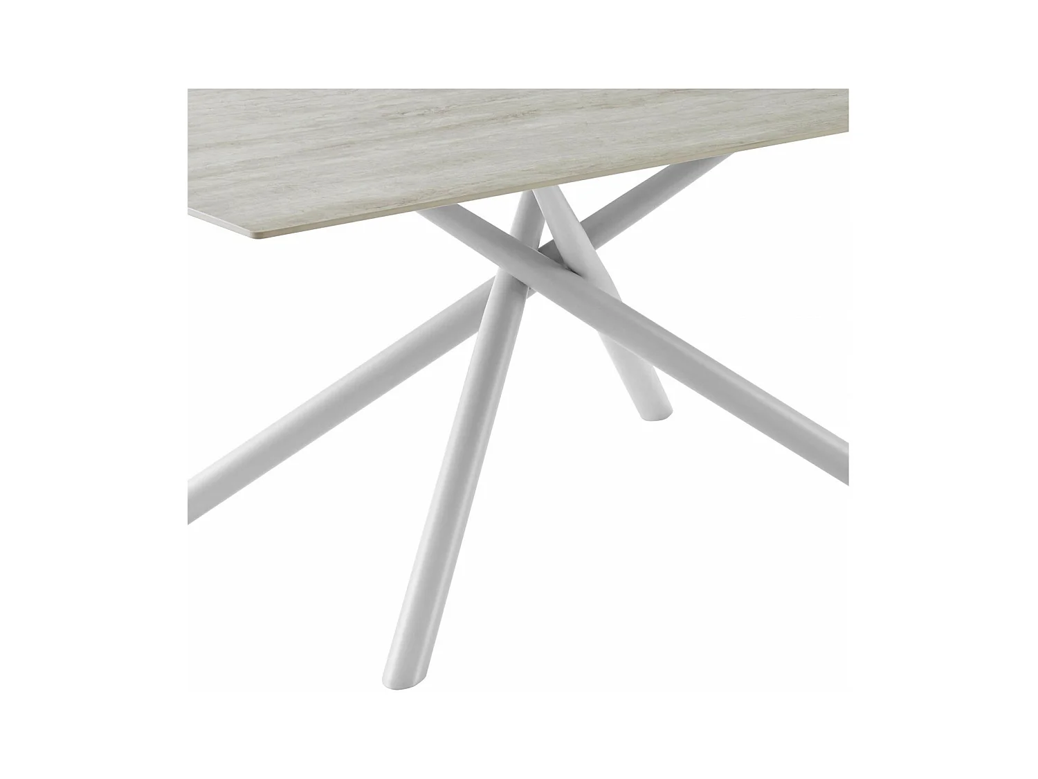 Table de salle à manger en céramique L180 8 places - INES