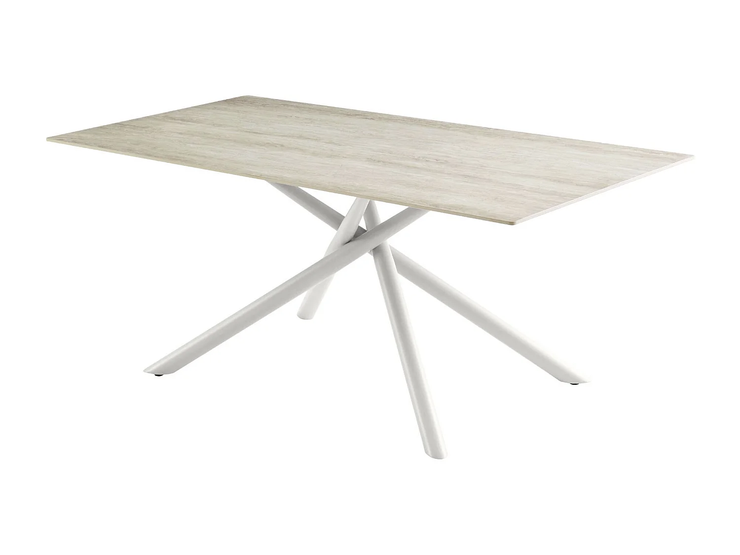 Table de salle à manger en céramique L180 8 places - INES