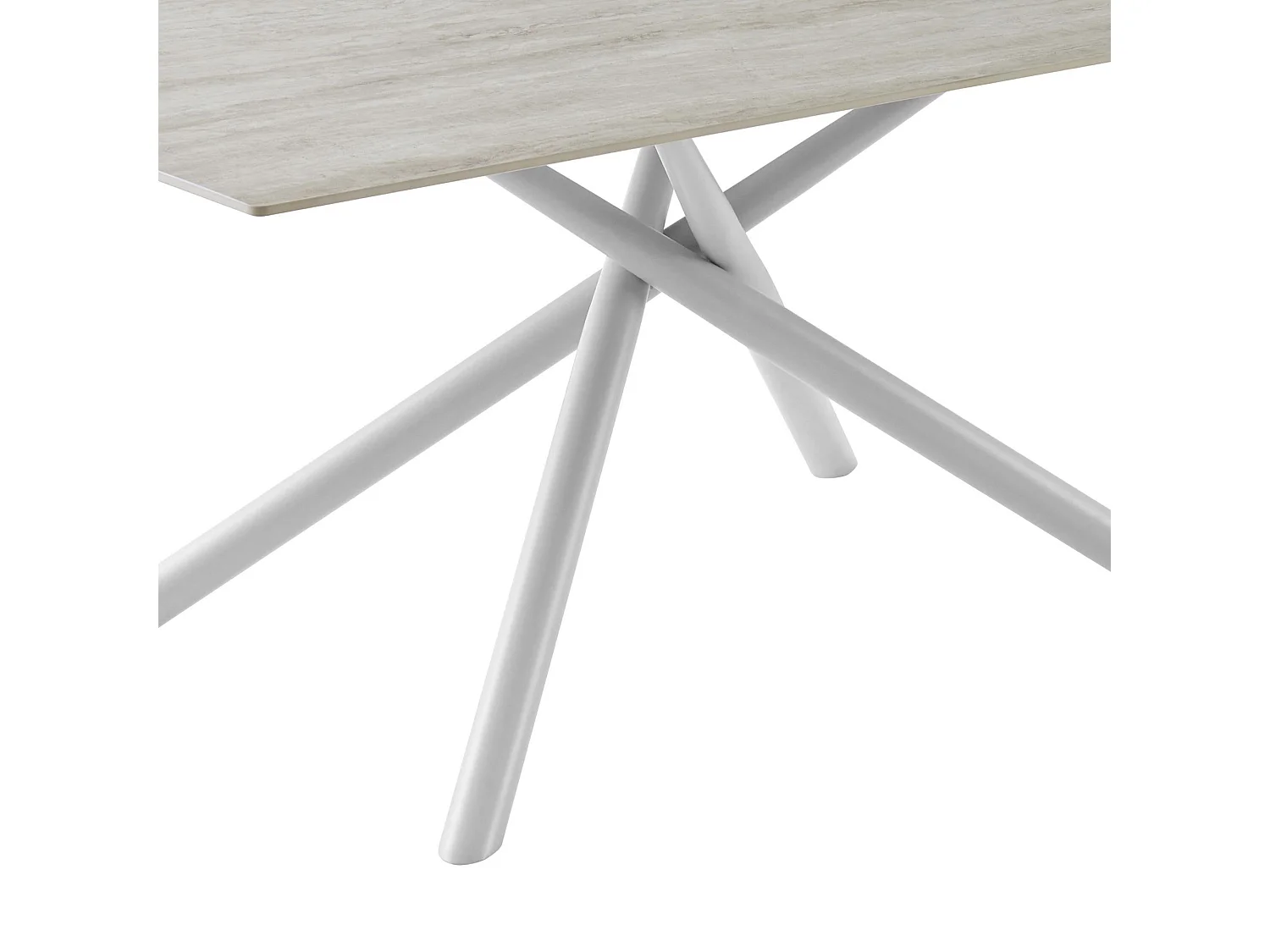 Table de salle à manger en céramique L180 8 places - INES