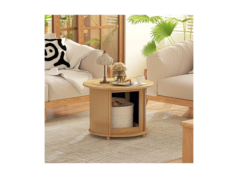 Table basse de salon ENDIRA bambou 