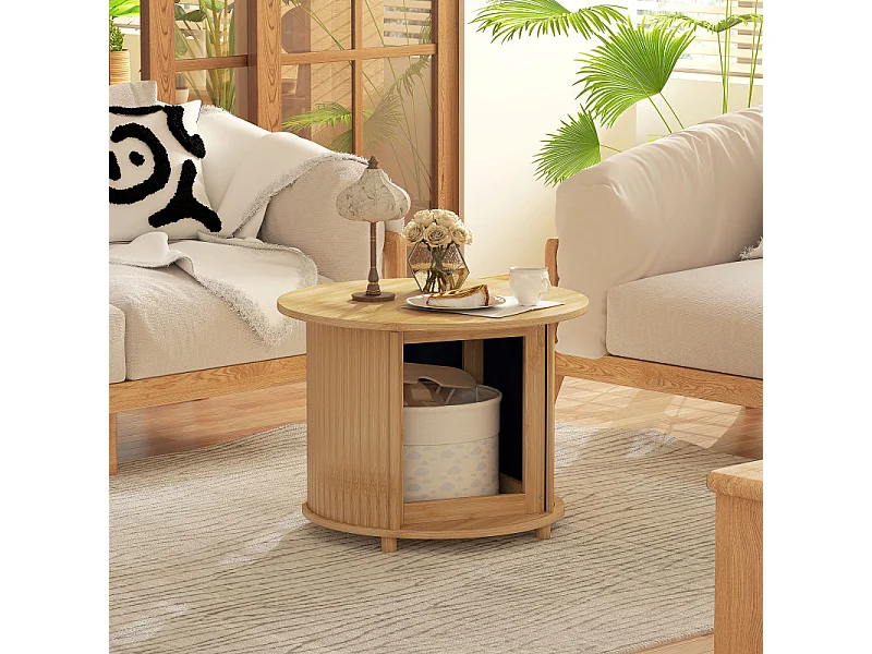 Table basse de salon ENDIRA bambou 