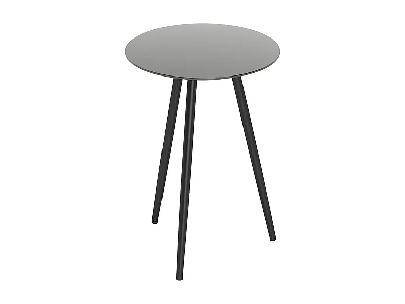 Table basse ronde PACRY noire