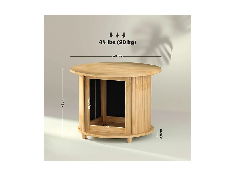 Table basse de salon GRANT bambou 