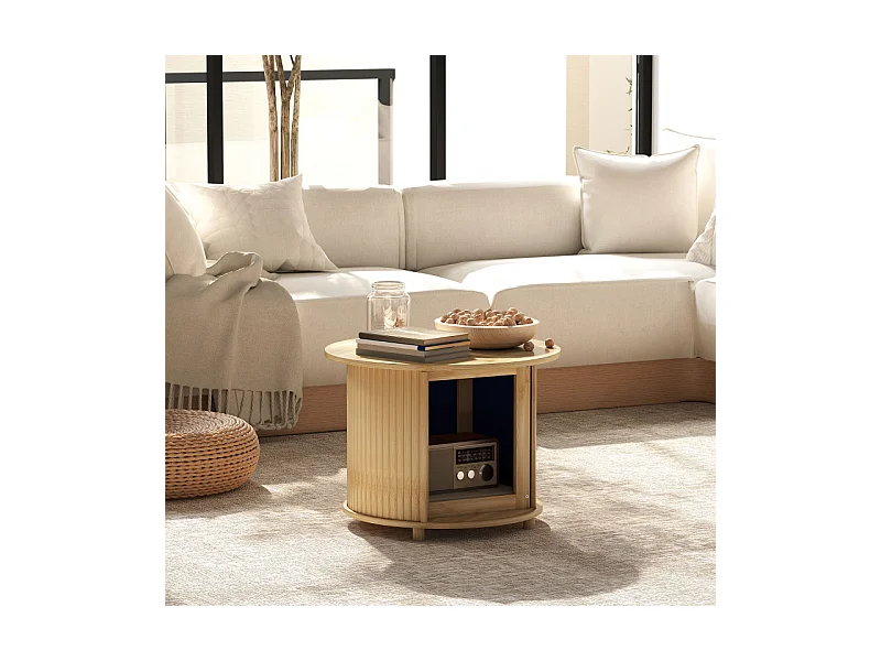 Table basse de salon GRANT bambou 