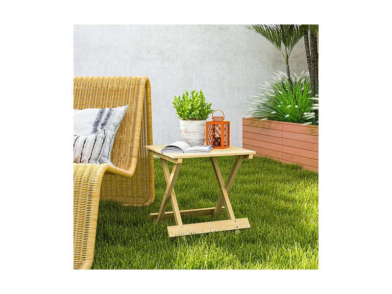 Table basse pliable KALI bois de sapin