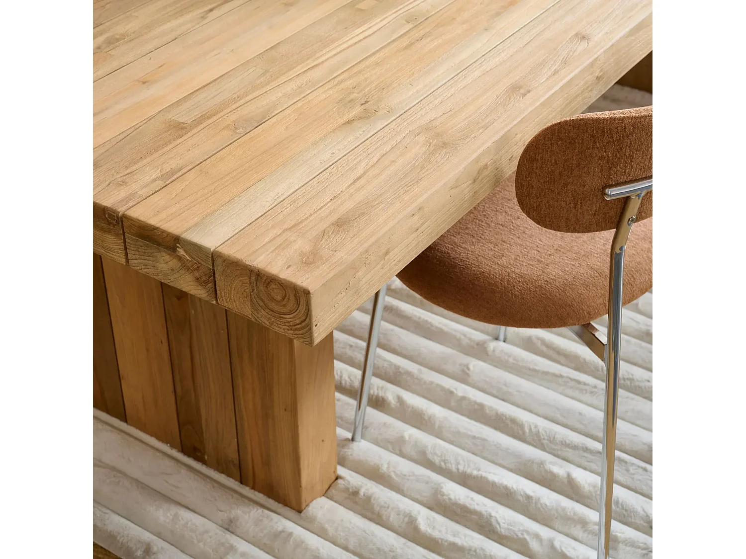 Table indoor/outdoor en bois recyclé L245 10 places - NONZA