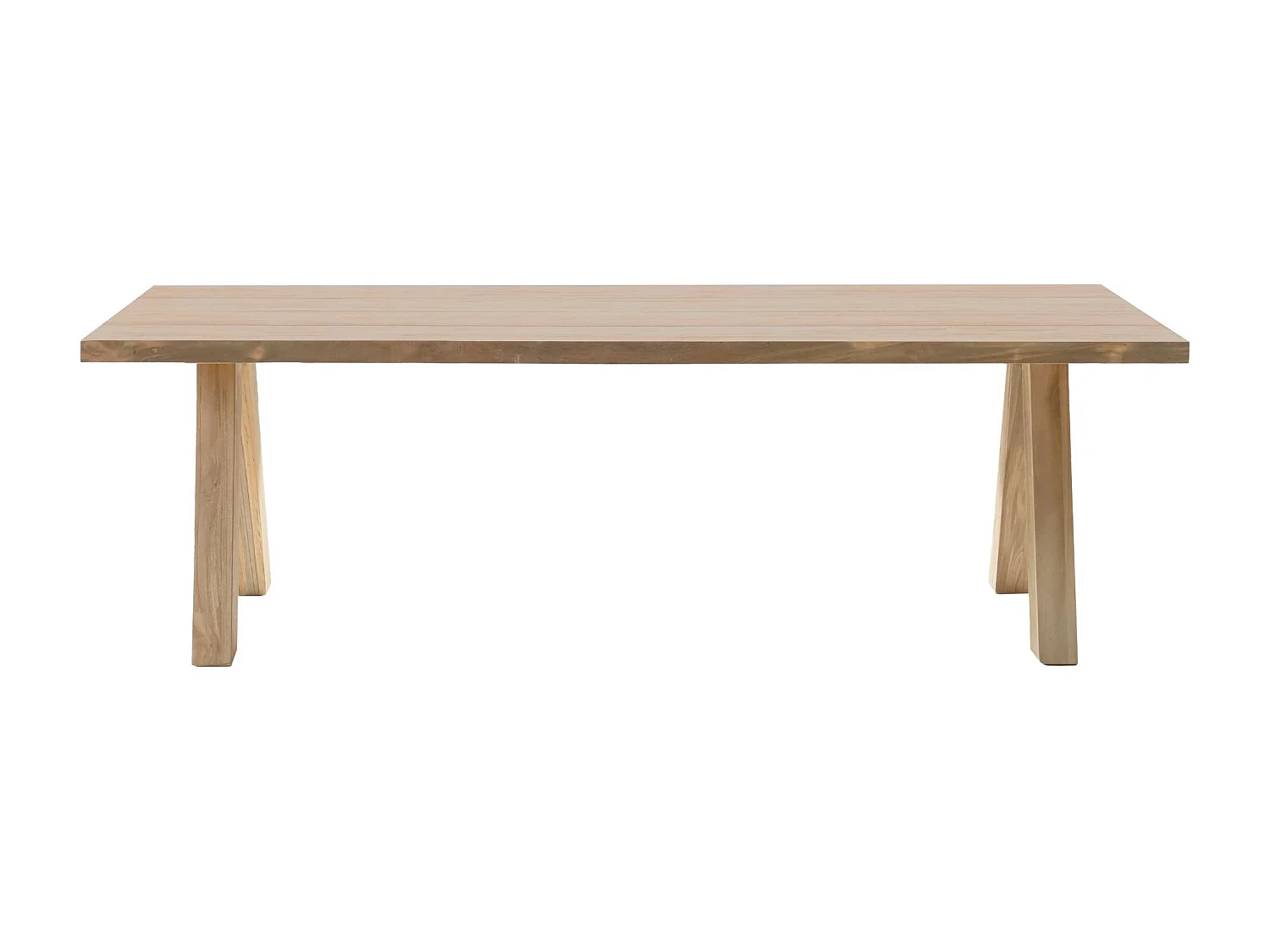 Table indoor/outdoor rectangulaire en teck L240 10 places - ARONE