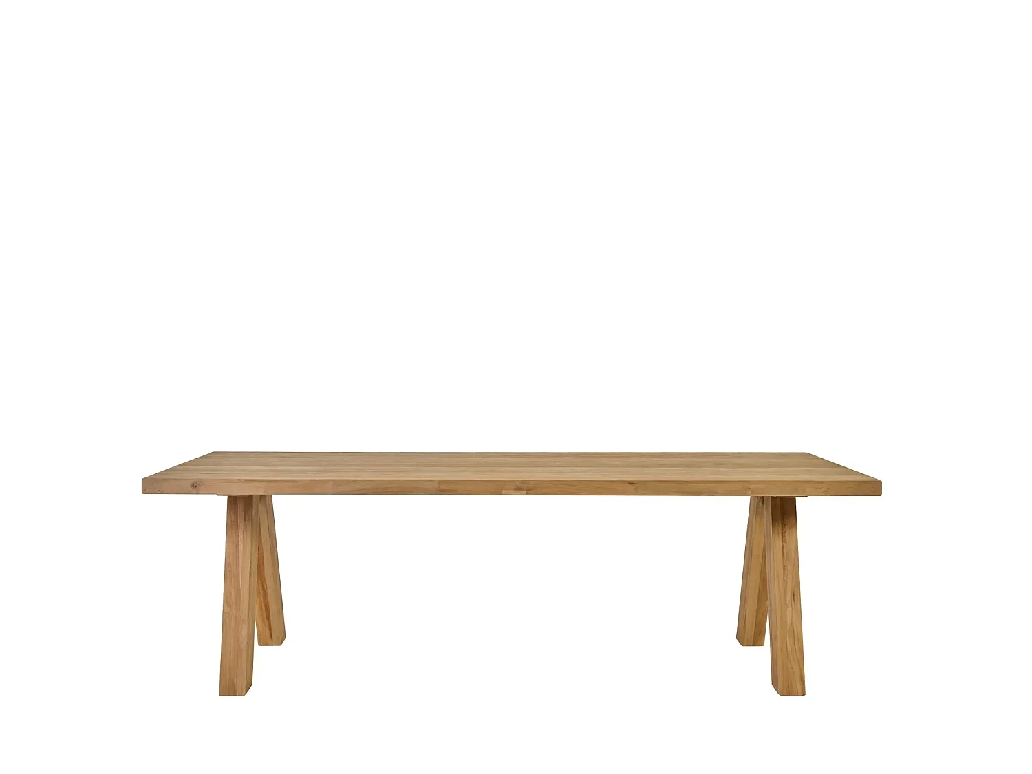 Table indoor/outdoor rectangulaire en teck L240 10 places - ARONE