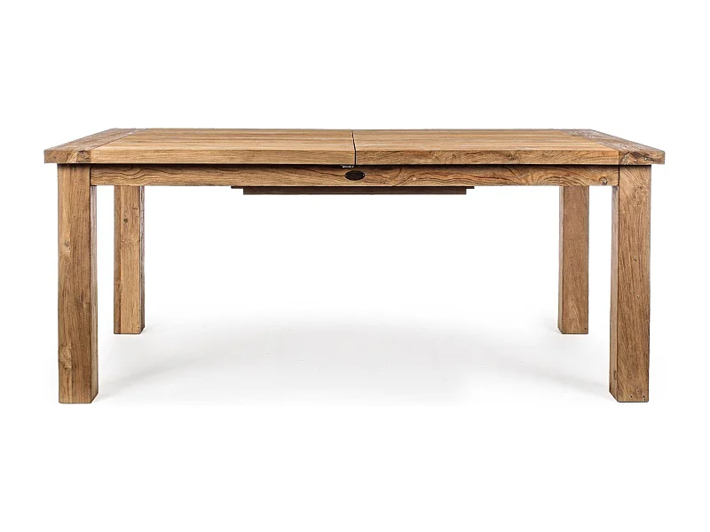 Table de jardin extensible en teck recyclé L180/250 - SAINT MALO