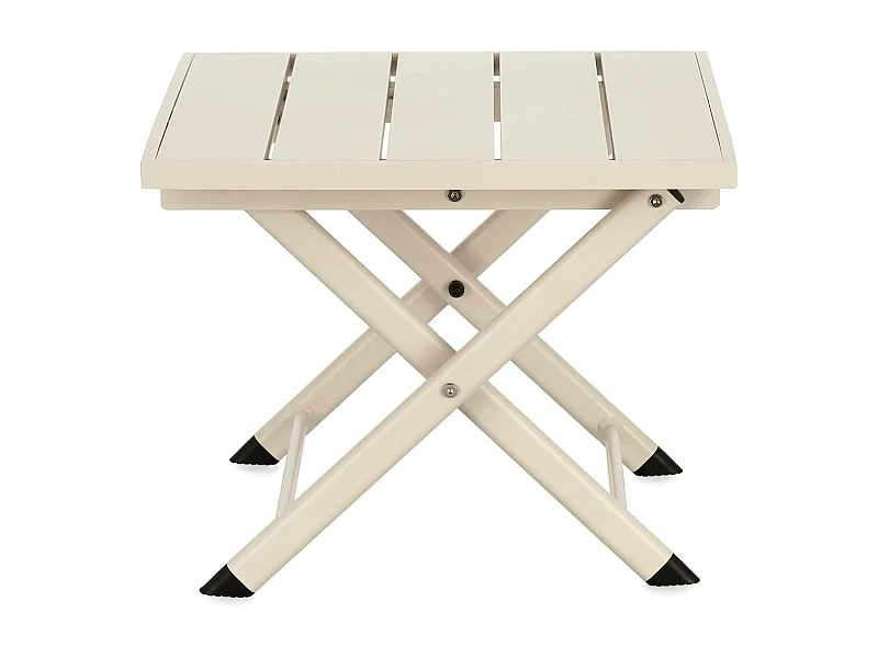Table basse pliante de jardin en aluminium L44 - CABOURG