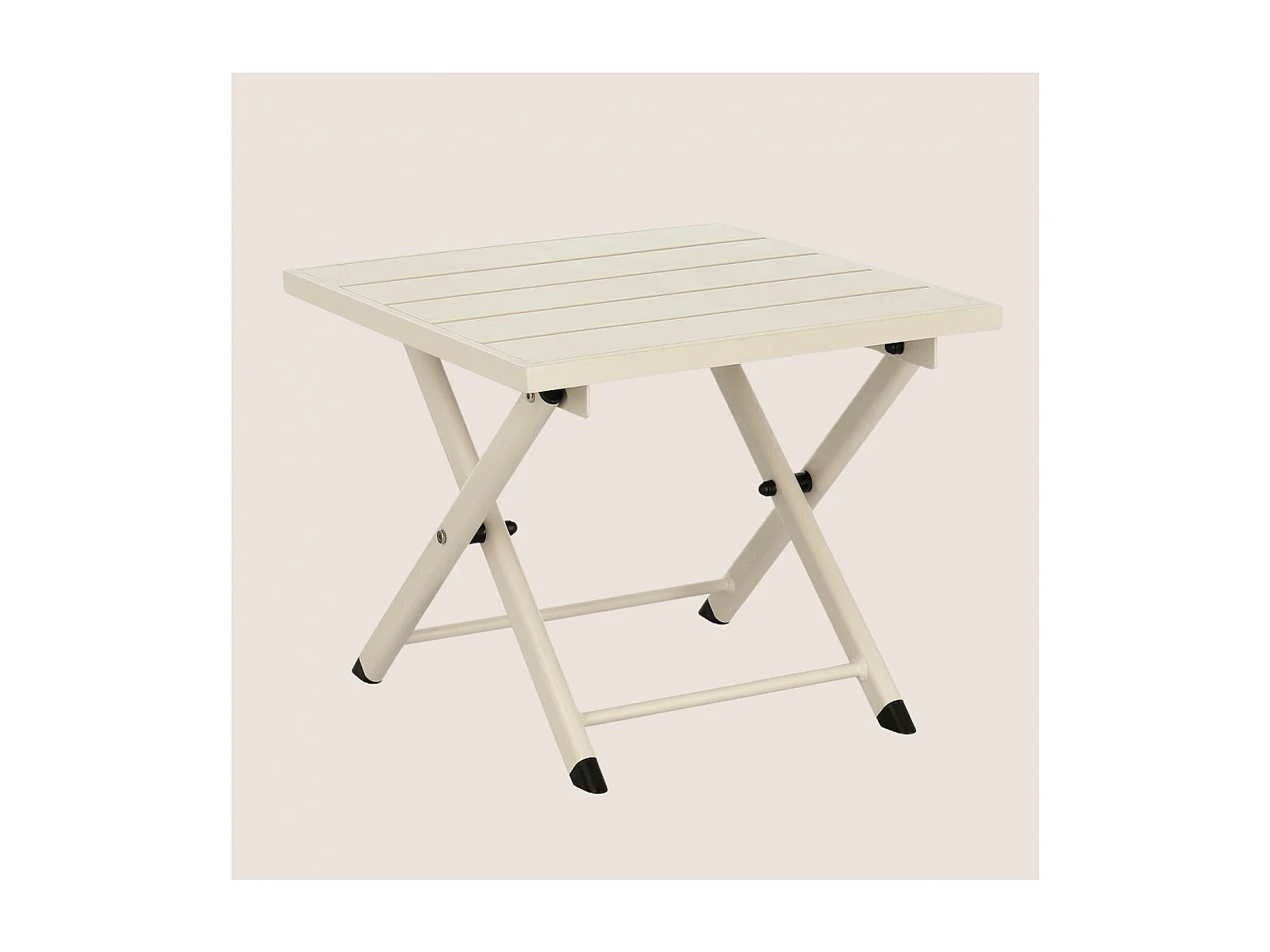 Table basse pliante de jardin en aluminium L44 - CABOURG