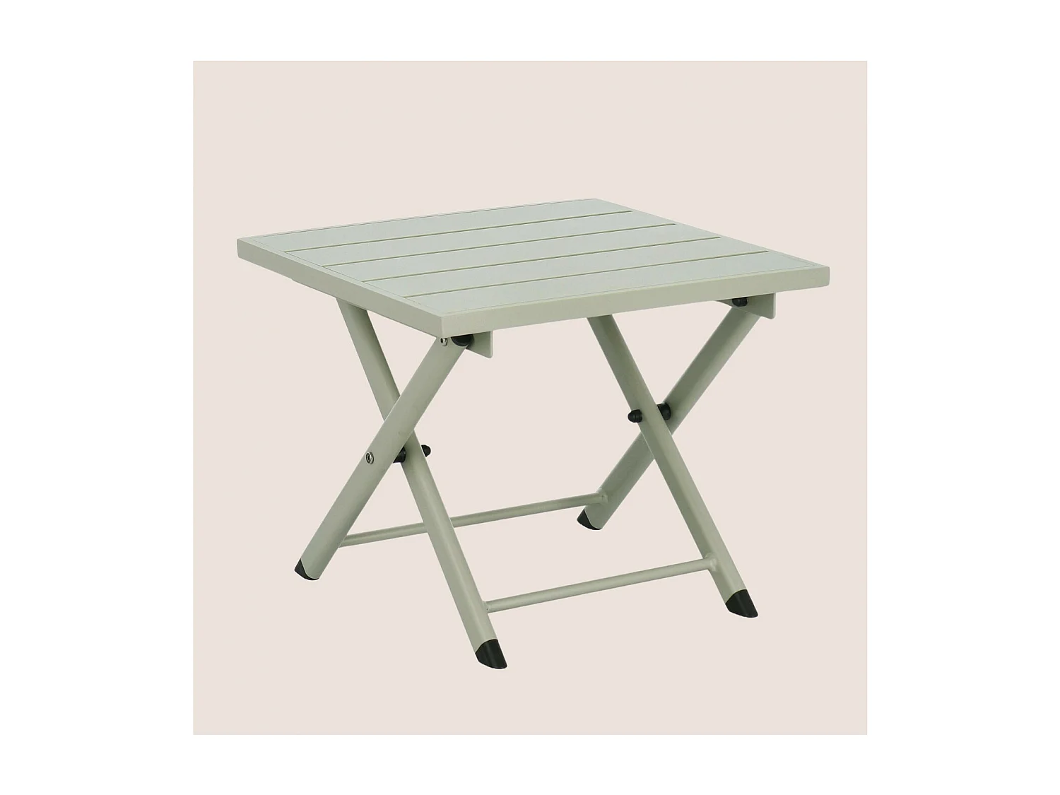 Table basse pliante de jardin en aluminium L44 - CABOURG