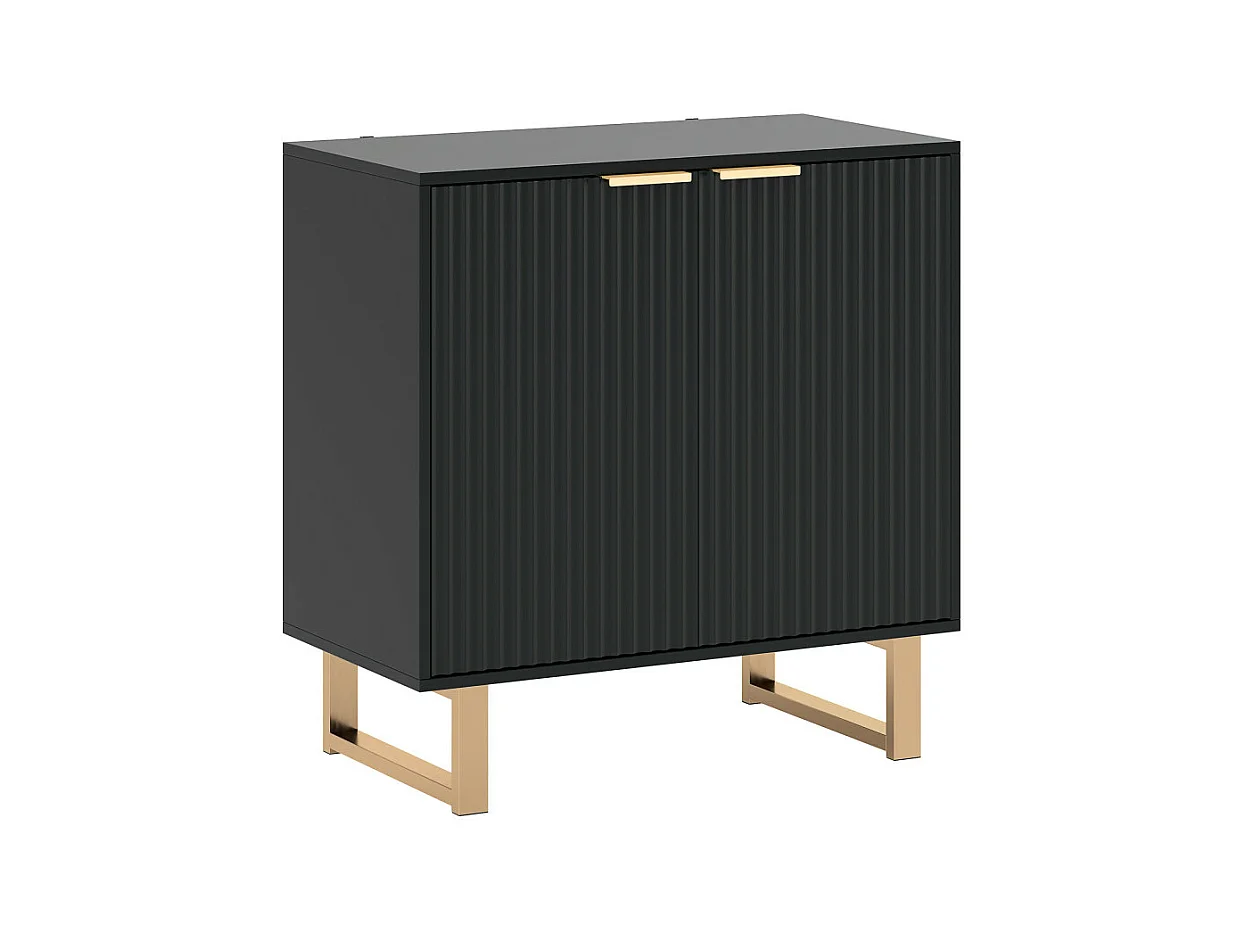 Buffet design effet cannelé GUILLOT noir
