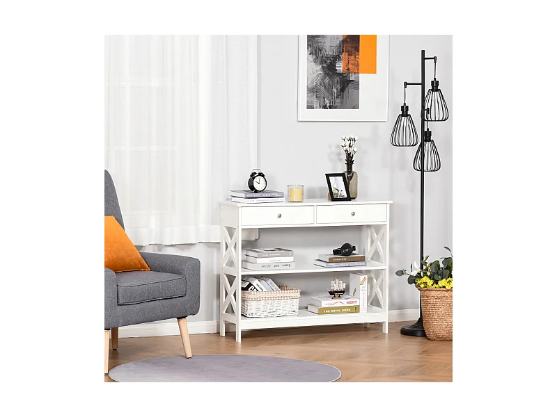 Console design KARLY blanche