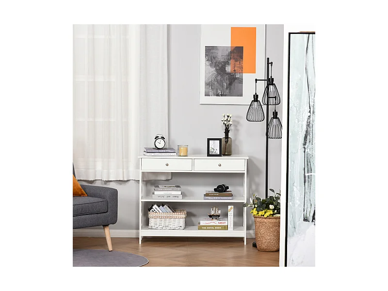 Console design KARLY blanche