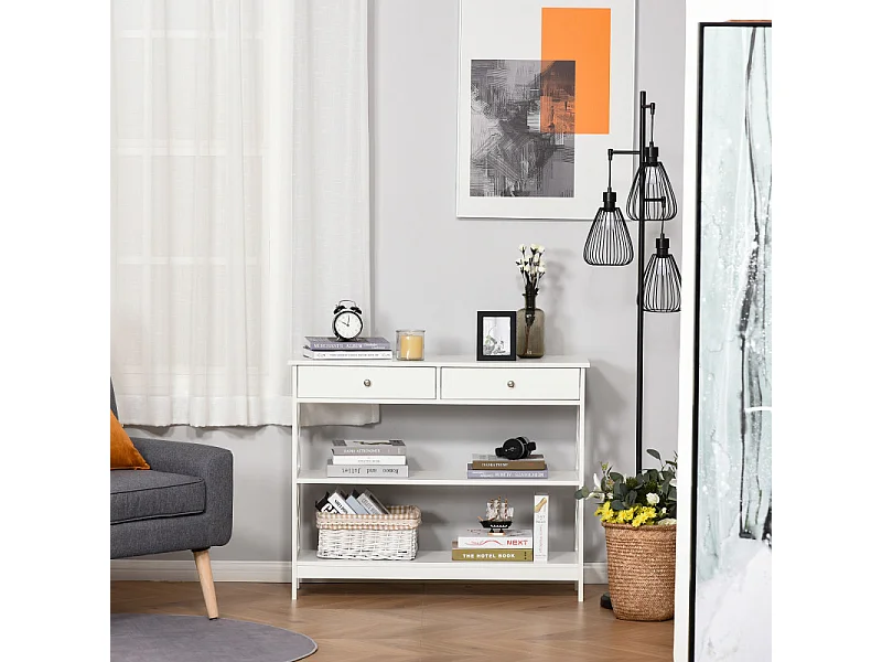 Console design KARLY blanche