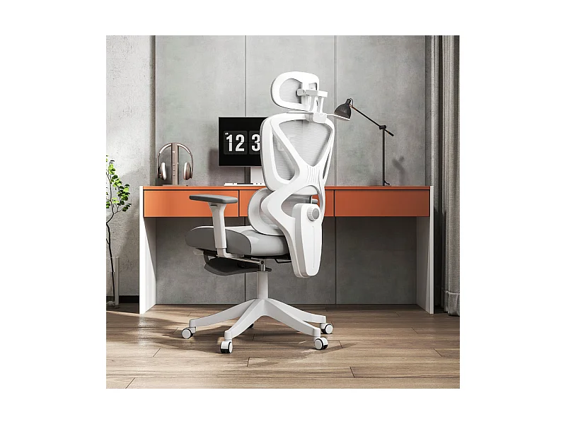 Chaise de bureau ergonomique INEX gris