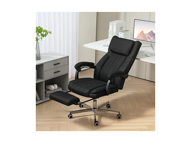 Fauteuil manager FLORIAN noir