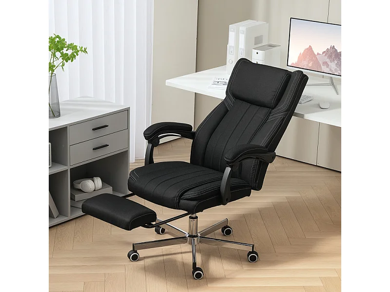 Fauteuil manager FLORIAN noir 