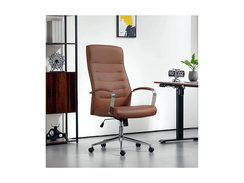 Fauteuil de bureau direction MARINA marron