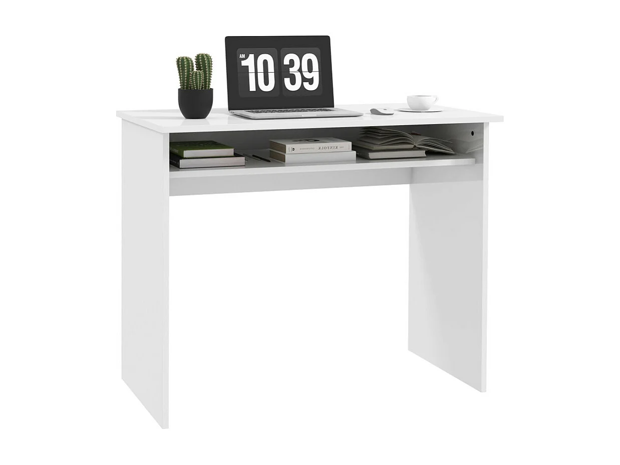 Bureau multimédia multi-rangement 1 étagère